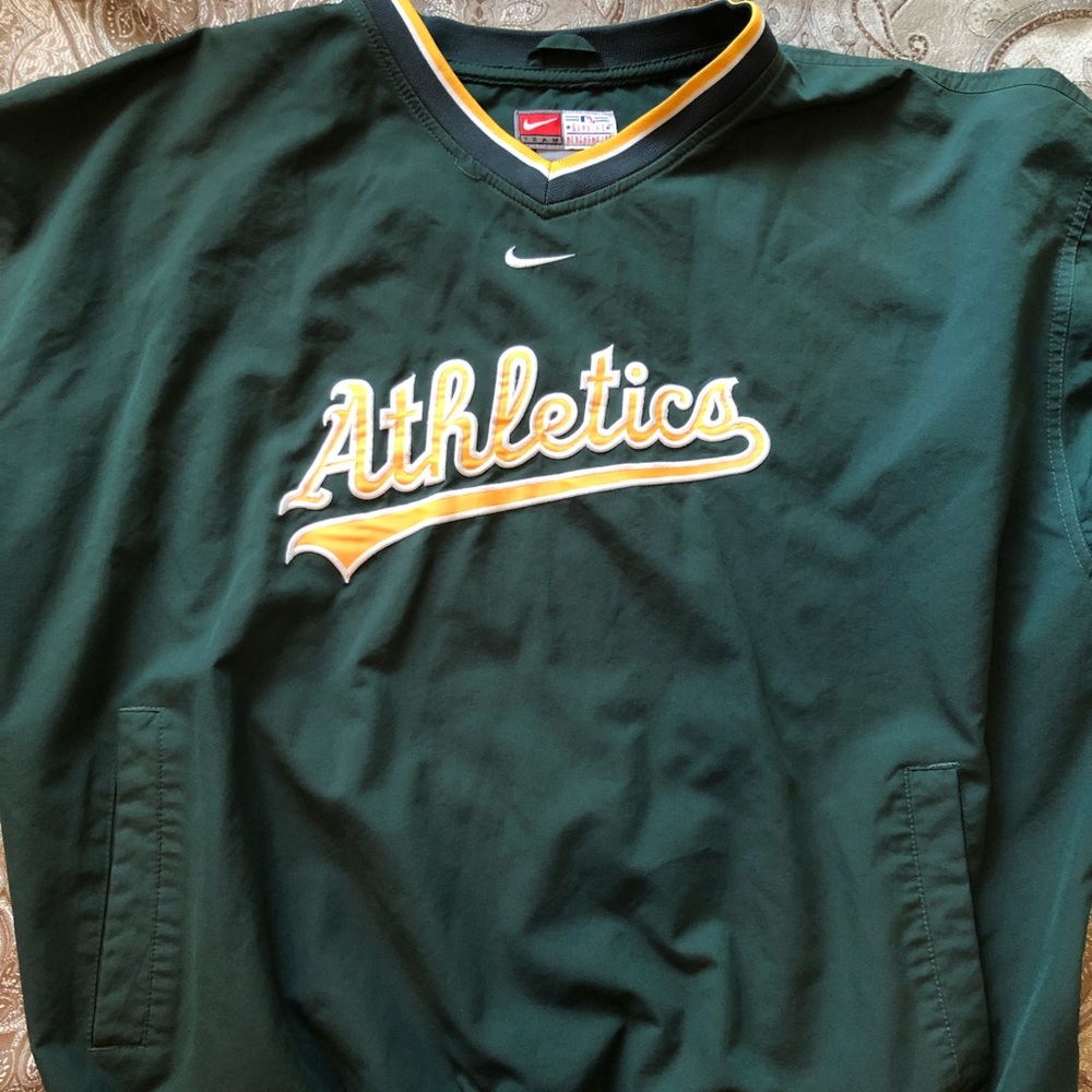 Authentic MLB athletics pullover